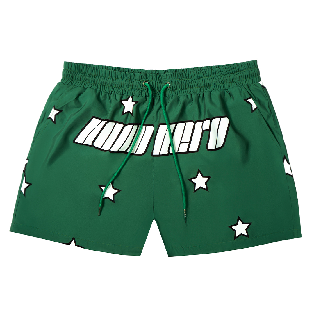 Men's Swimwear Star - Green